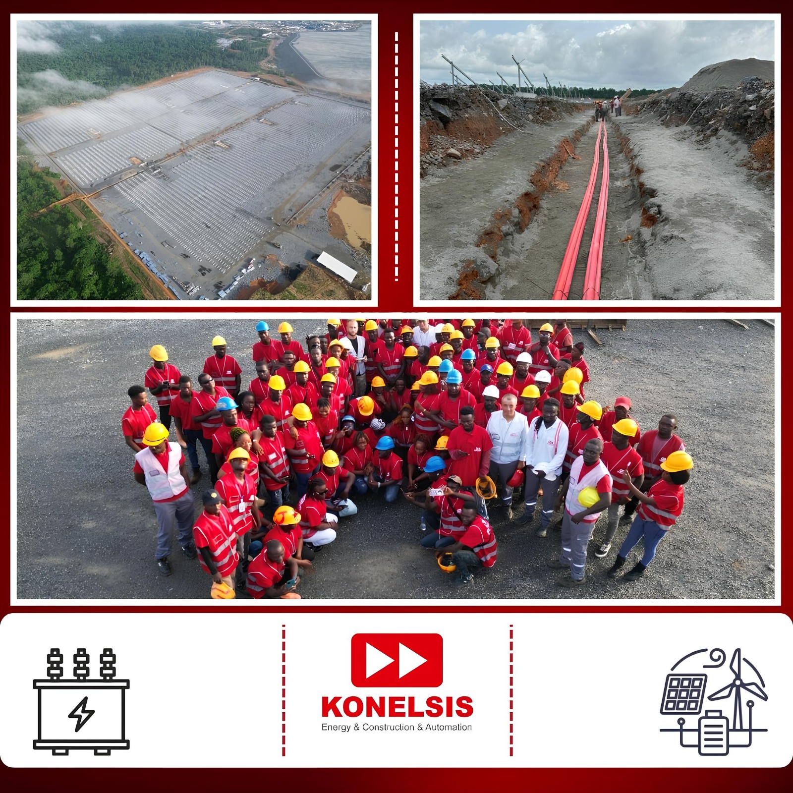 Konelsis Enerji A.Ş. Liberya 100MWh Güneş & BESS Projesinde Sona yaklaşıyor
